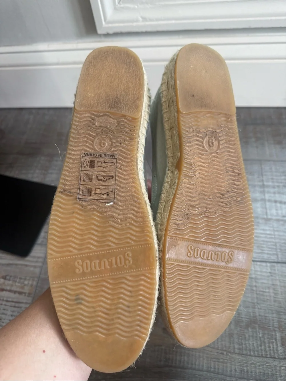 Soludos La Vie En Rose slipper Espadrilles sz9 Anthropologie